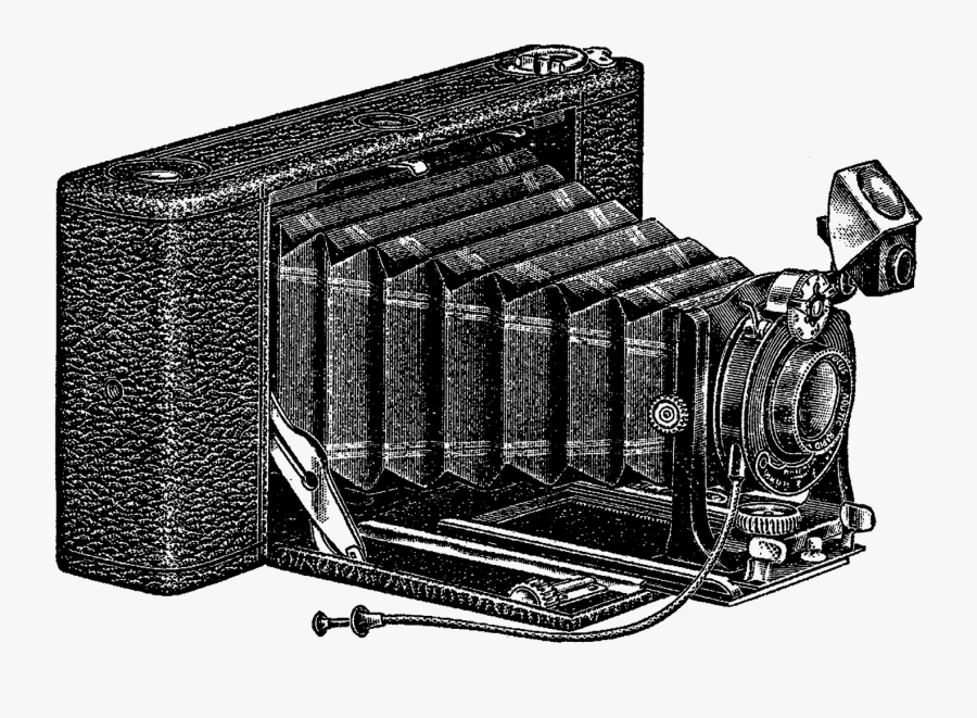 Vintage Camera Clip Art, Transparent Clipart