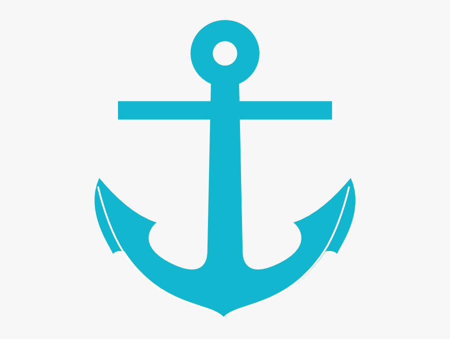 Anchor Clipart Turquoise - Turquoise Anchor Clip Art, Transparent Clipart