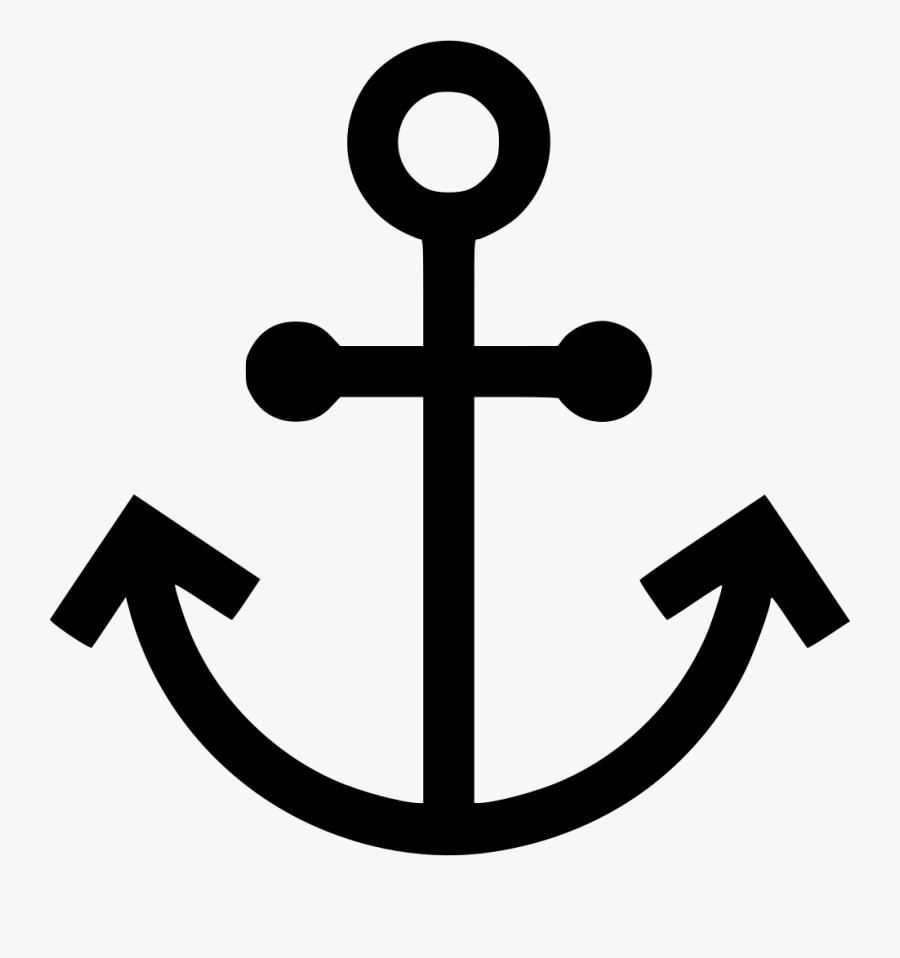 Anchor - Gothic Cross Png Transparent, Transparent Clipart