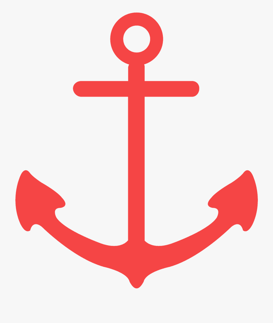 Anchor With Lacrosse Sticks, Transparent Clipart