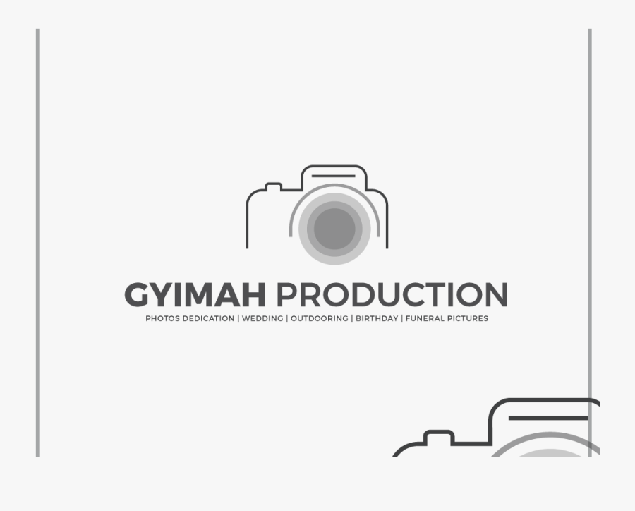 Minimal Photography Logo - Logo Production Camera Png, Transparent Clipart