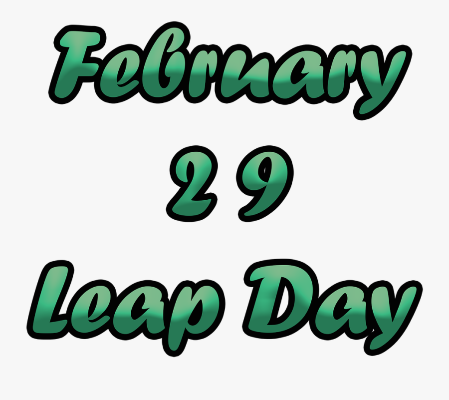 February 29 Leap Day Leap Year Free Picture - Leap Year, Transparent Clipart