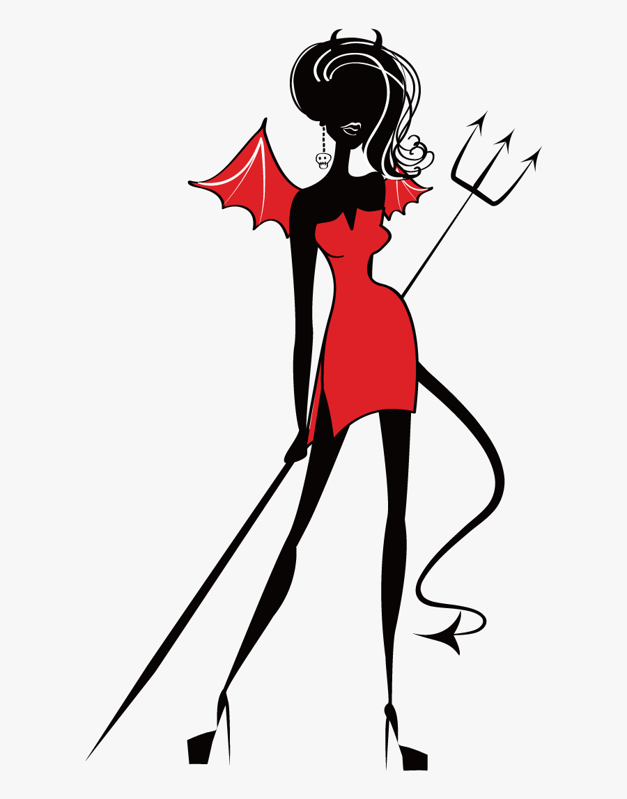 Devil Stock Clip Art - 万圣节 漫画, Transparent Clipart