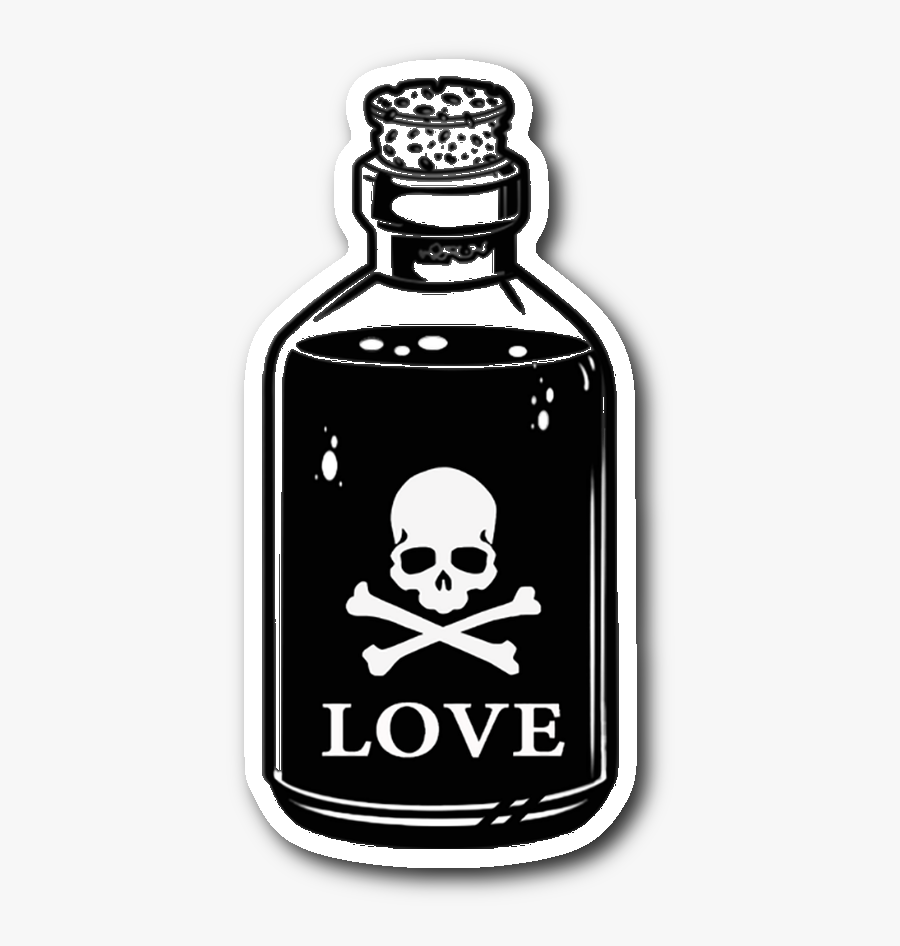 Poison Stickers For Bottles, Transparent Clipart