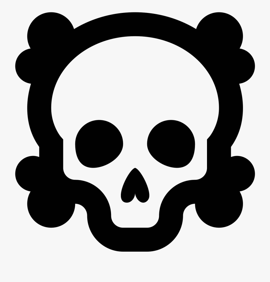 Transparent Poison Png - Skull, Transparent Clipart