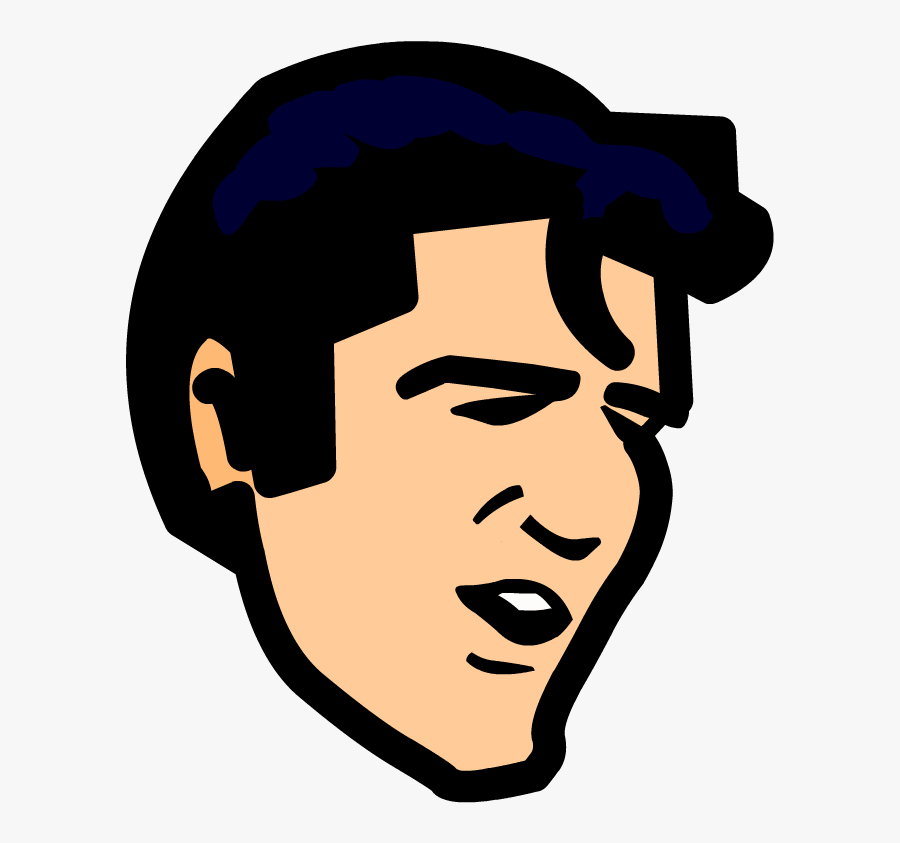 Clip Art Elvis Presley Game - Elvis Icon, Transparent Clipart