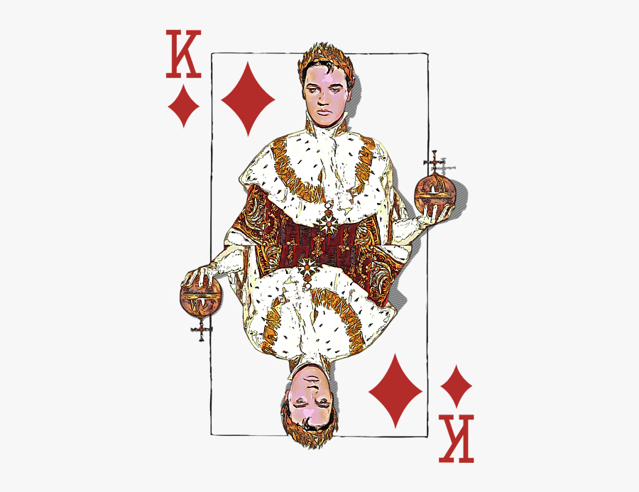 Bicycle Playing Cards King, Transparent Clipart