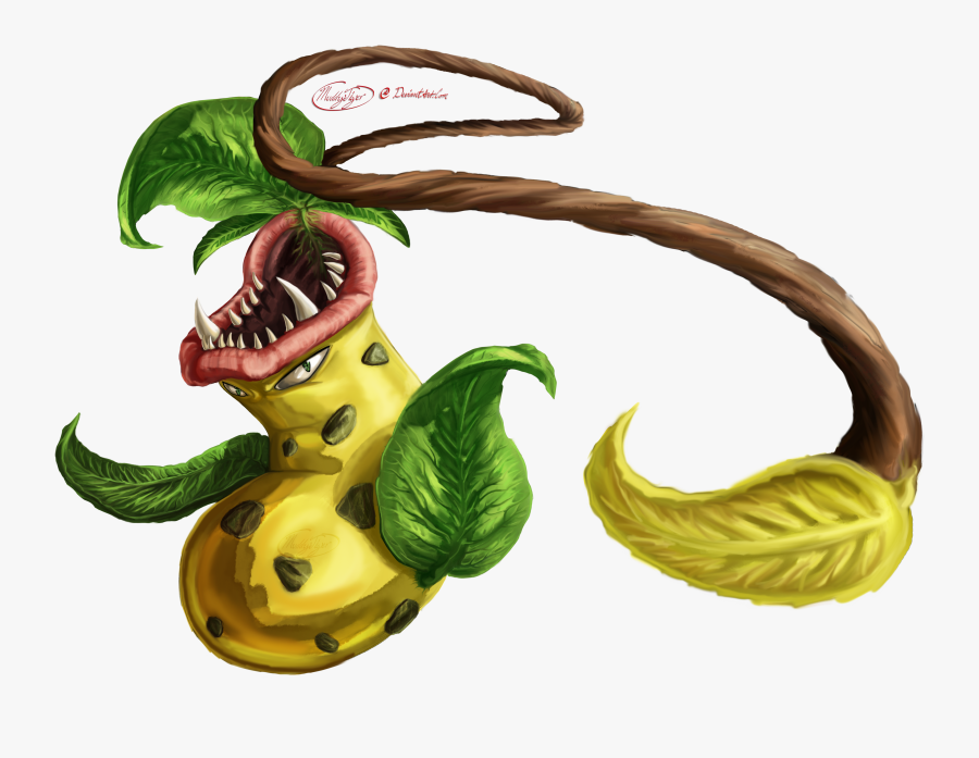 Victreebel Used Vine Whip By Muddytiger, Transparent Clipart