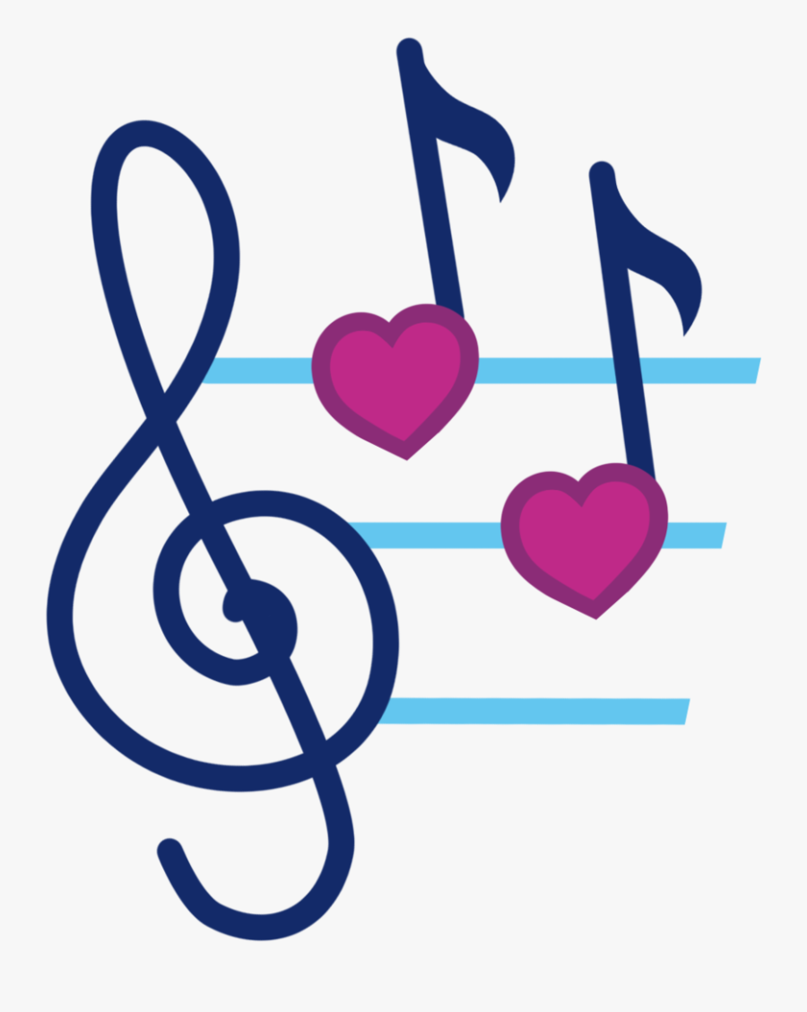 Clipart Music Heart - Art, Transparent Clipart