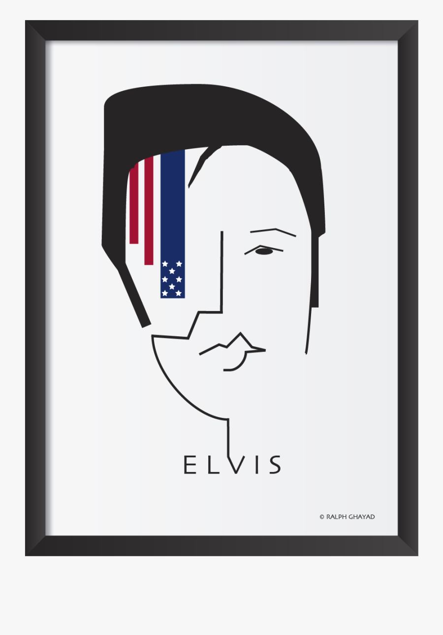 Elvis Presley Wafff Studios - Illustration, Transparent Clipart