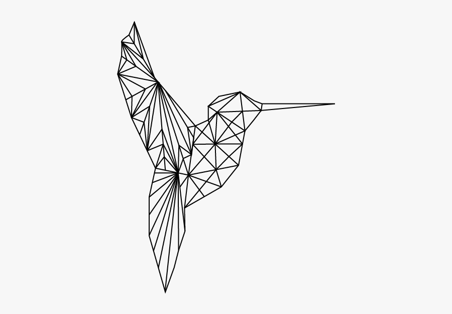 Geometric Bird Png, Transparent Clipart
