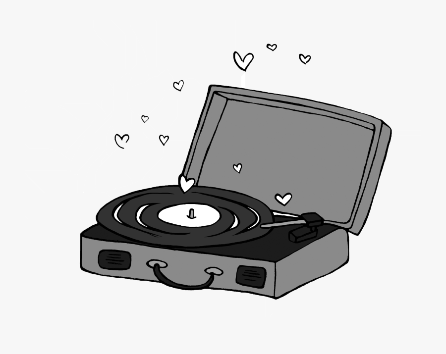 The Five Best Love Songs From The Past Century - Record Player Transparent Background, Transparent Clipart