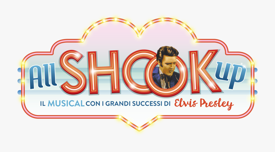 Musical All Shook Up Logo, Transparent Clipart