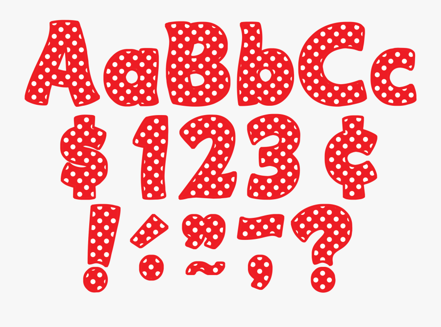 Tcr5344 Red Polka Dots Funtastic - Polka Dot 2 Png, Transparent Clipart