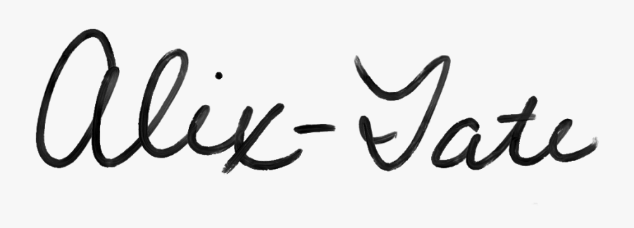 Alix-tate - - Calligraphy , Free Transparent Clipart - ClipartKey