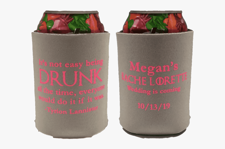 Game Of Thrones Bachelorette Party Can Coolers - Strawberry, Transparent Clipart