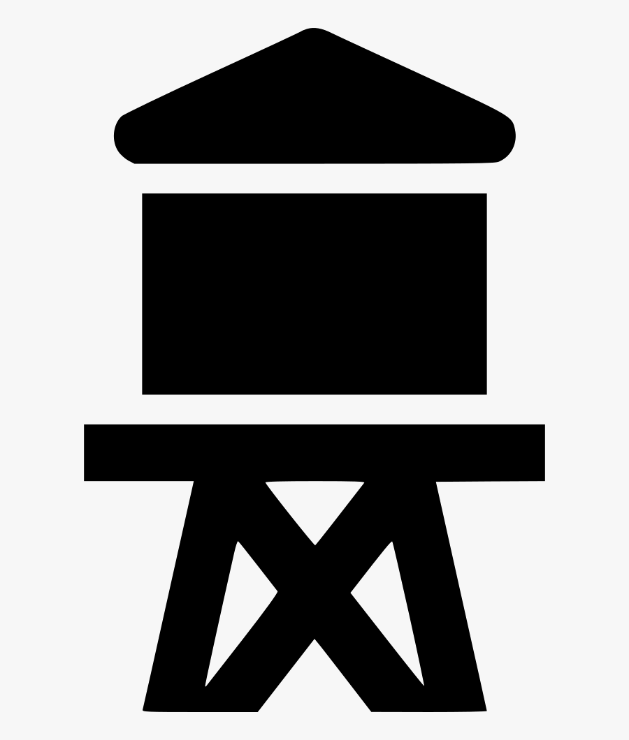 Water Tower - Triangle, Transparent Clipart