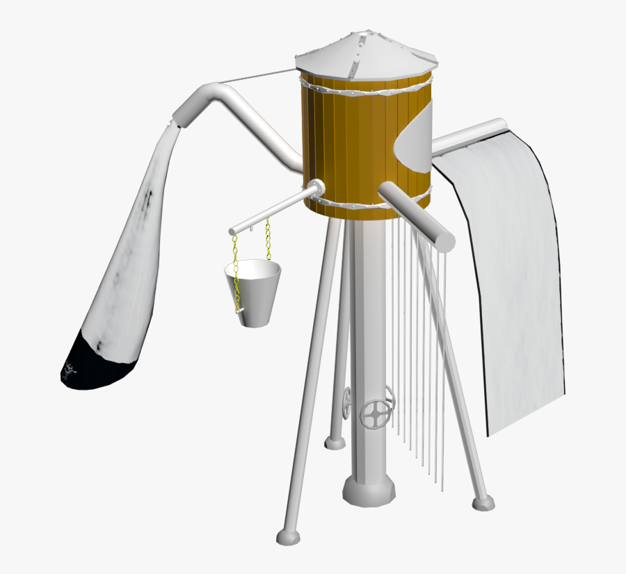 Water Tower Shower Custom - Illustration, Transparent Clipart