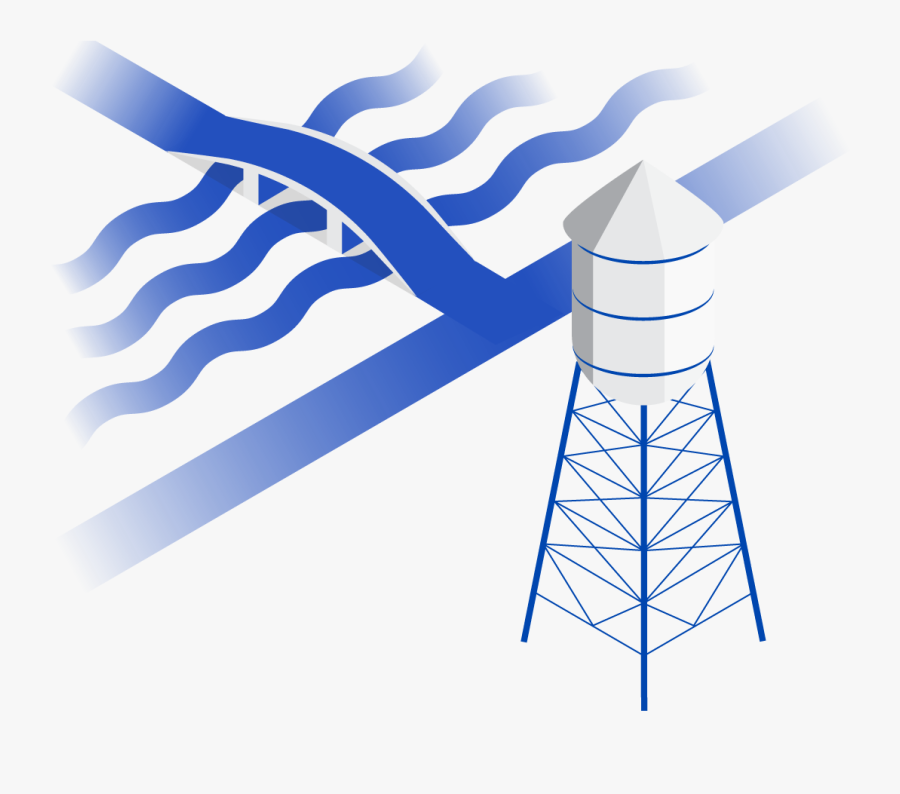 Transmission Tower, Transparent Clipart