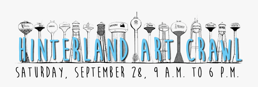 Hinterland Art Crawl Home Page And Map - Illustration, Transparent Clipart