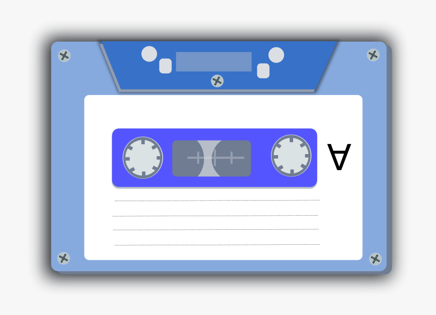 Audio Cassette - Cassette Tape, Transparent Clipart