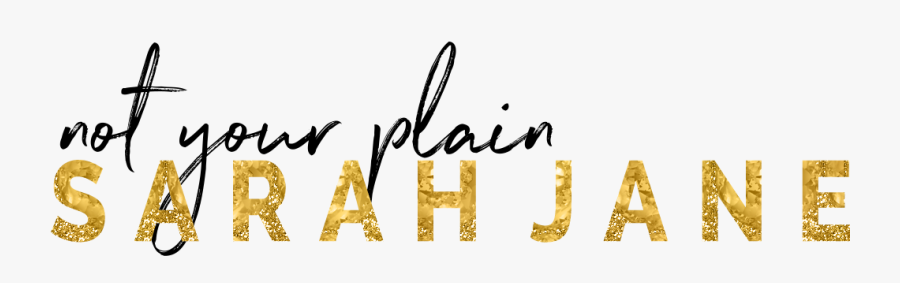 Not Your Plain Sarah Jane - Calligraphy, Transparent Clipart