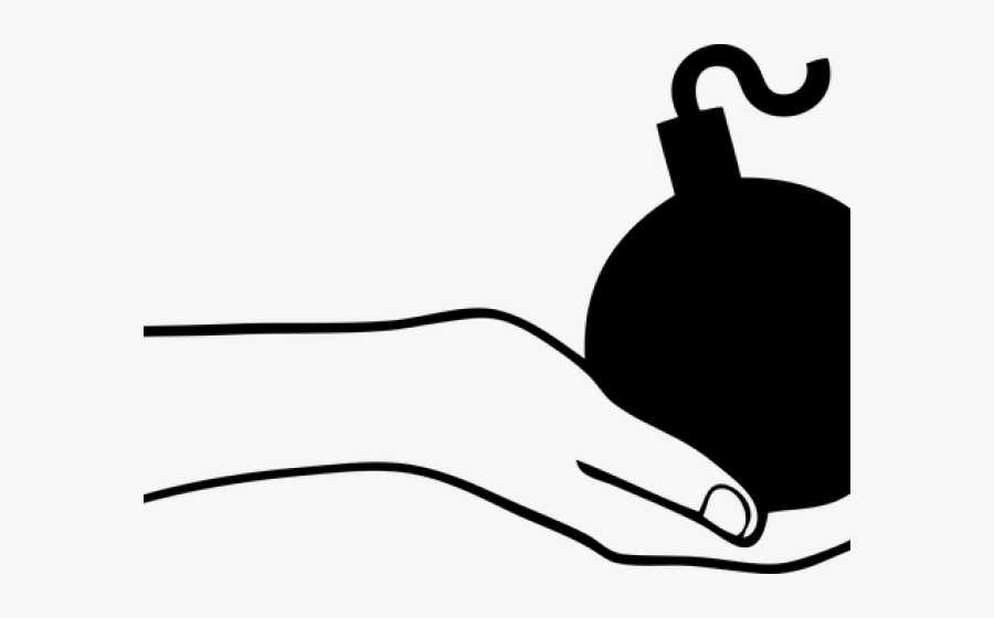 Explosion Clipart Grenade - Hold A Bomb, Transparent Clipart