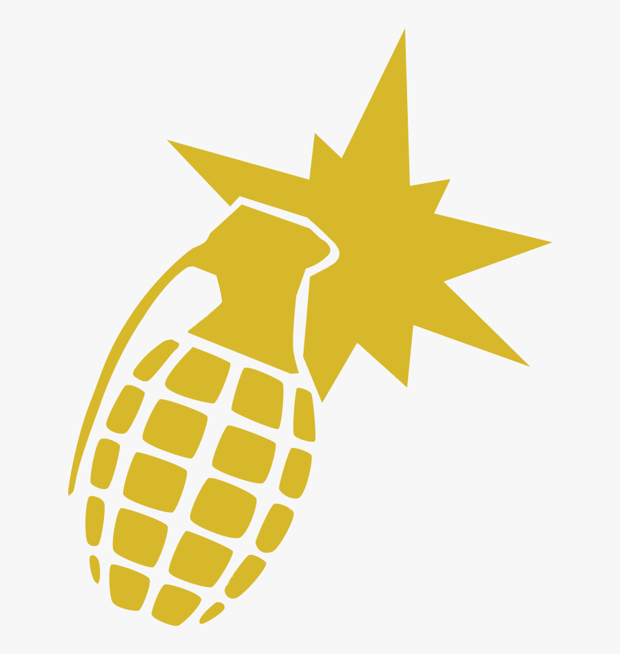 No Items Grenade - Explosion Symbol Transparent, Transparent Clipart