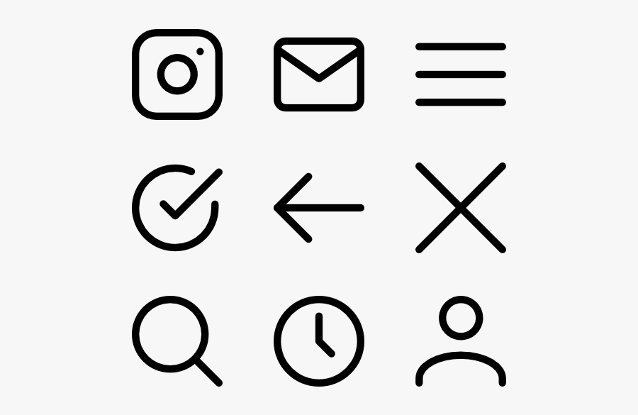 Menu Feather Icons Png, Transparent Clipart