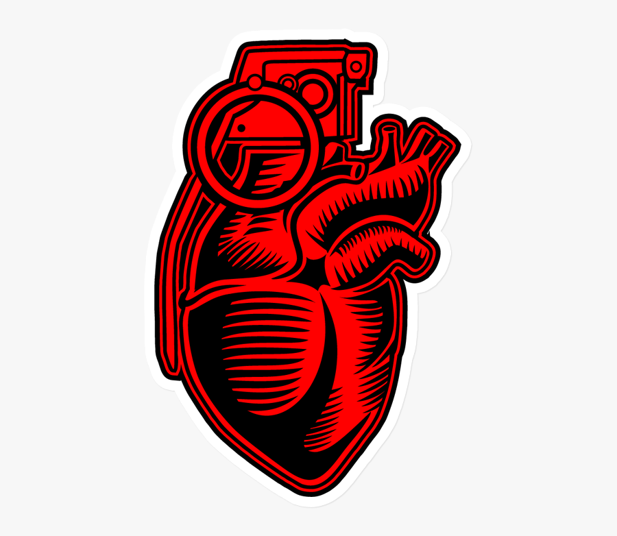 Grenade Heart, Transparent Clipart