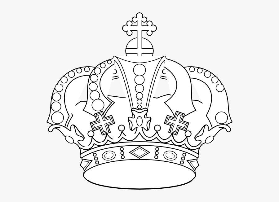 Queen Victorias Crown Drawing, Transparent Clipart
