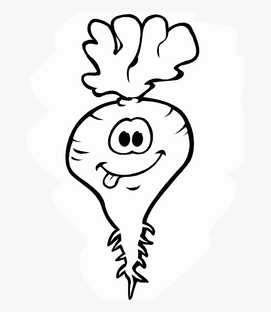 Beet Fruit Coloring Pages - Fruit En Groenten Tekeningen, Transparent Clipart