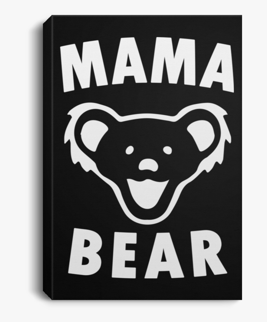 Mama Bear Portrait Canvas - Poster, Transparent Clipart