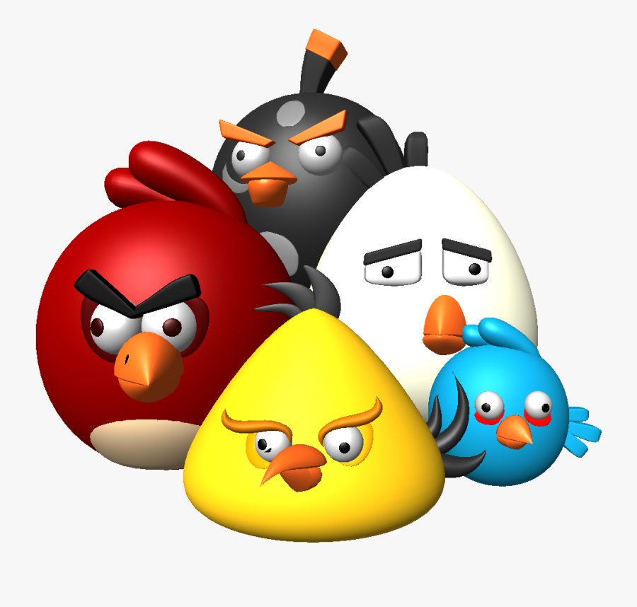 3d Angry Birds - Angry Birds Em Png, Transparent Clipart