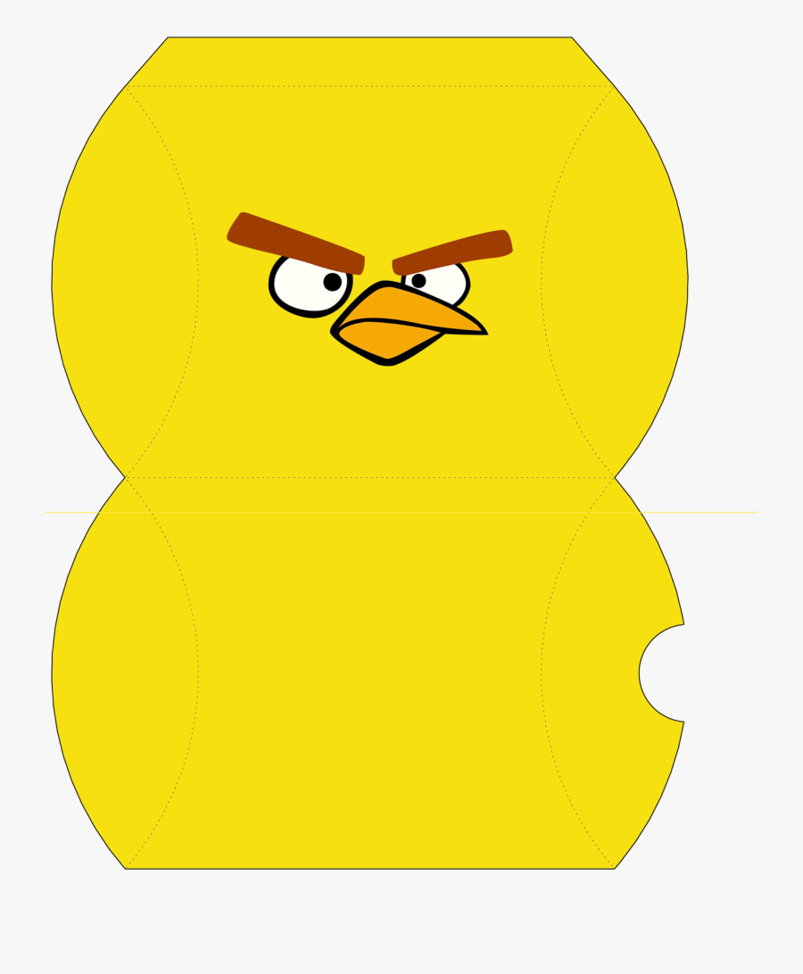 Passatempo Da Ana - Yellow Angry Bird, Transparent Clipart