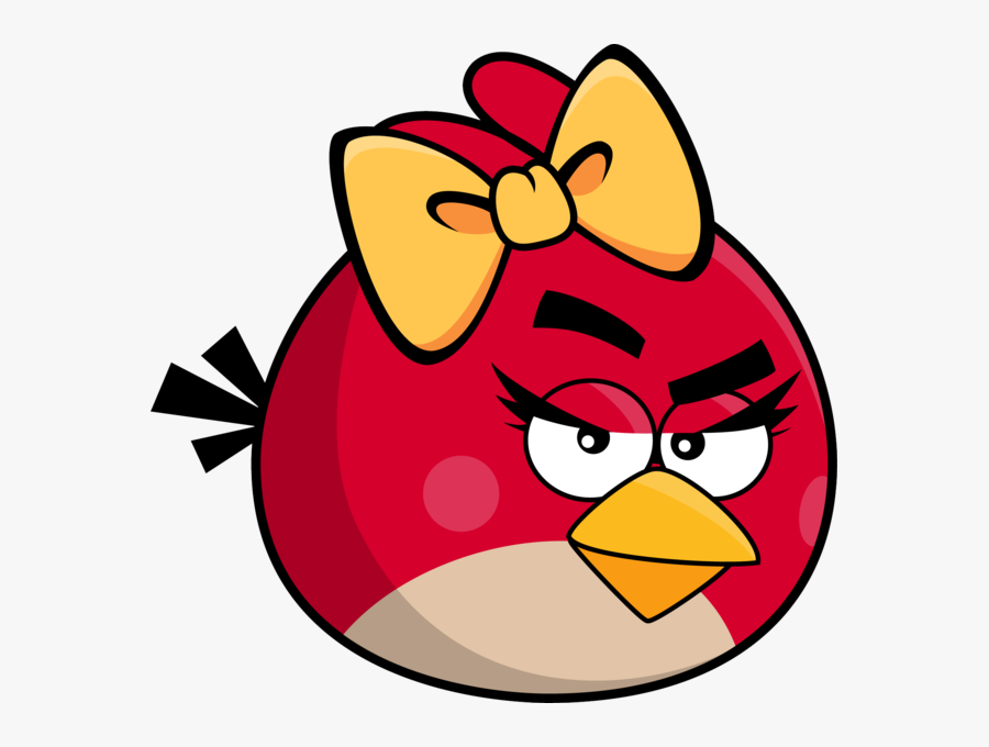 Red Ruby Angry Birds, Transparent Clipart