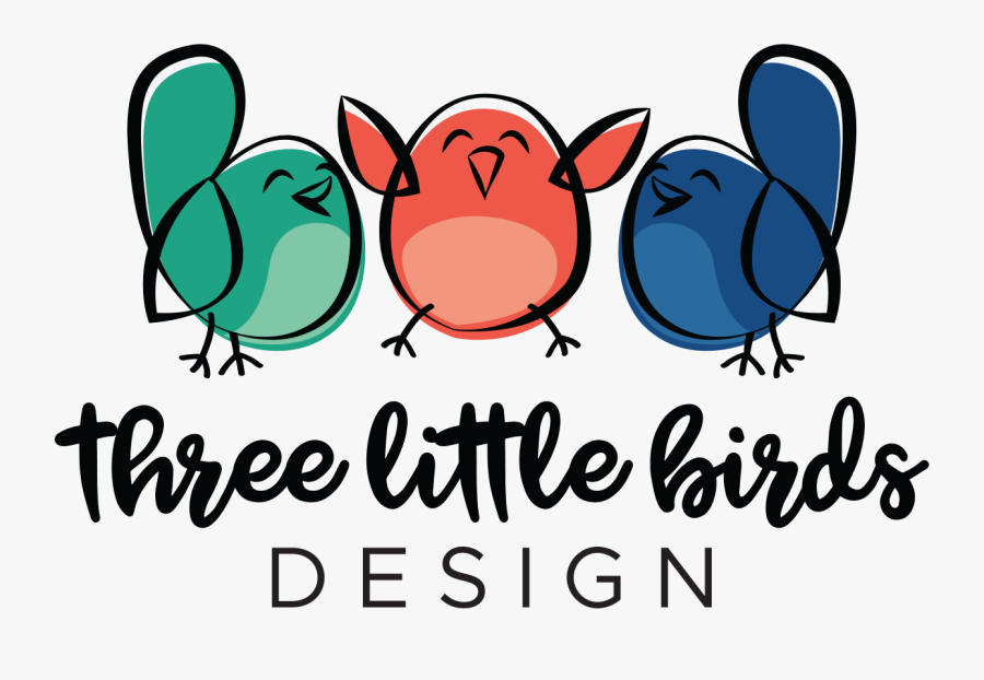 Three Little Birds Design - 3 Little Birds Clipart, Transparent Clipart