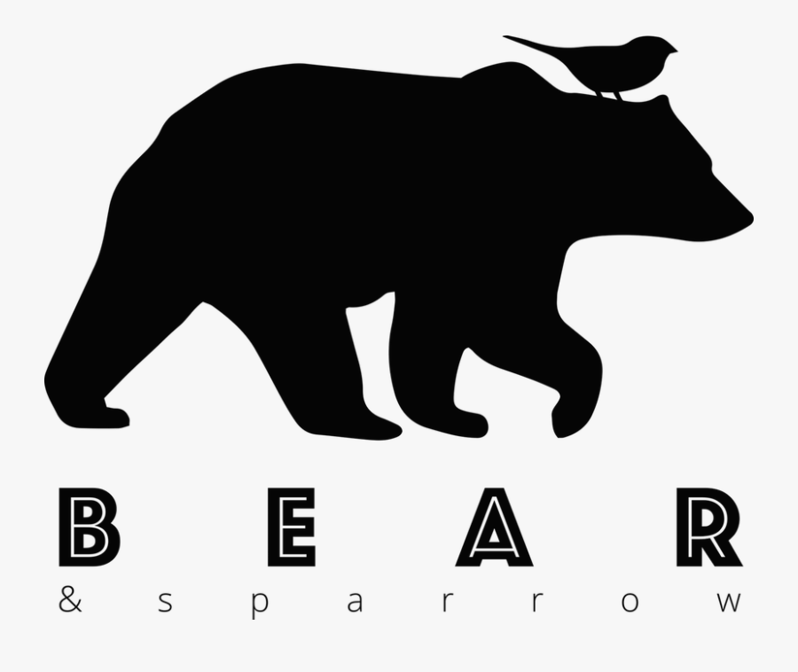 Bear And Sparrow, Transparent Clipart