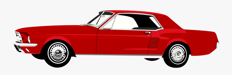 Red Car Clip Art, Transparent Clipart
