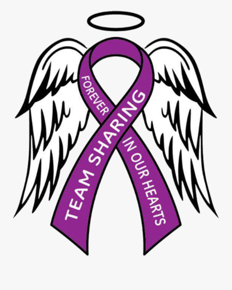 Team Sharing Grief Support For Parents Who Have Lost - Breast Cancer Ribbon With Wings Clipart, Transparent Clipart