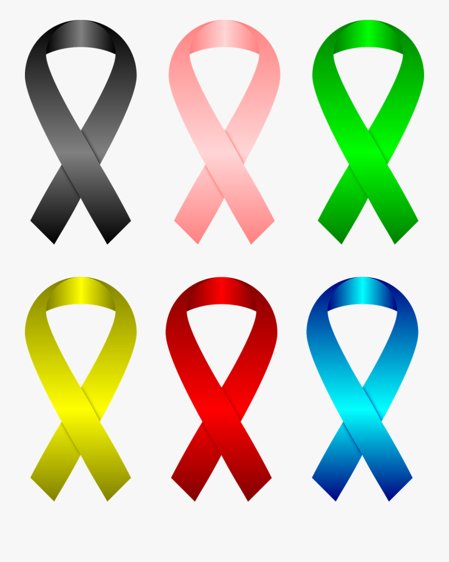 Awareness, Ribbon, Ribbons, Support, Charity - Ribbon Charity, Transparent Clipart
