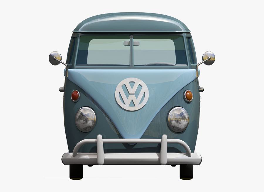 Front View Vw Bus, Transparent Clipart