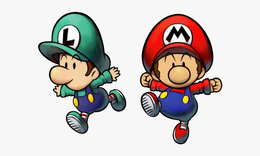 Mario Clipart And Luigi Partners In Time Baby Transparent - Mini Mario And Luigi, Transparent Clipart