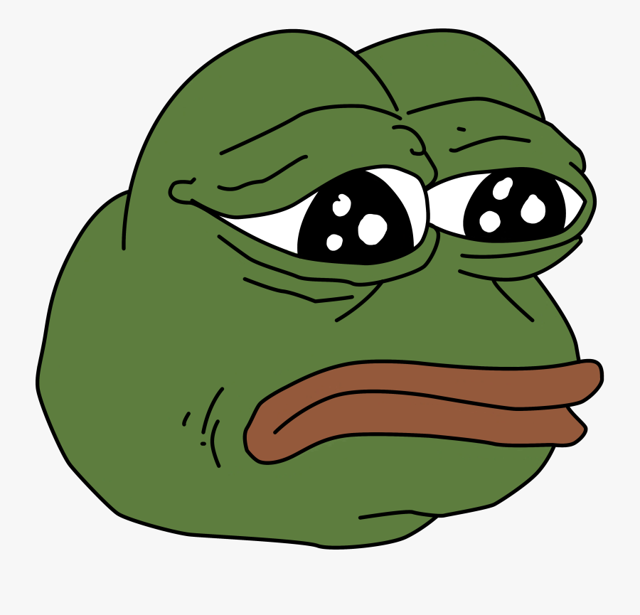 Pepe The Frog Depressed, Transparent Clipart