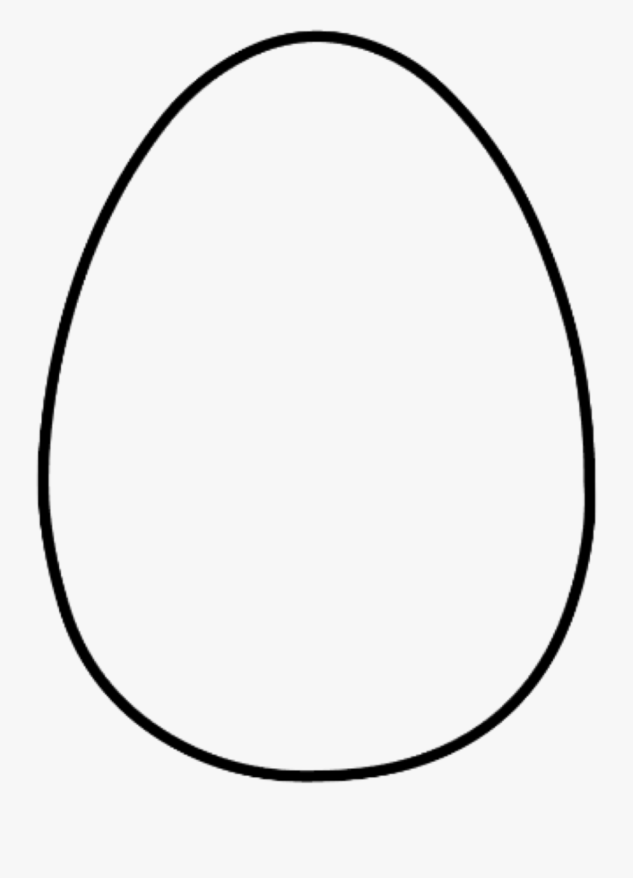 Large Egg Template Free Printable