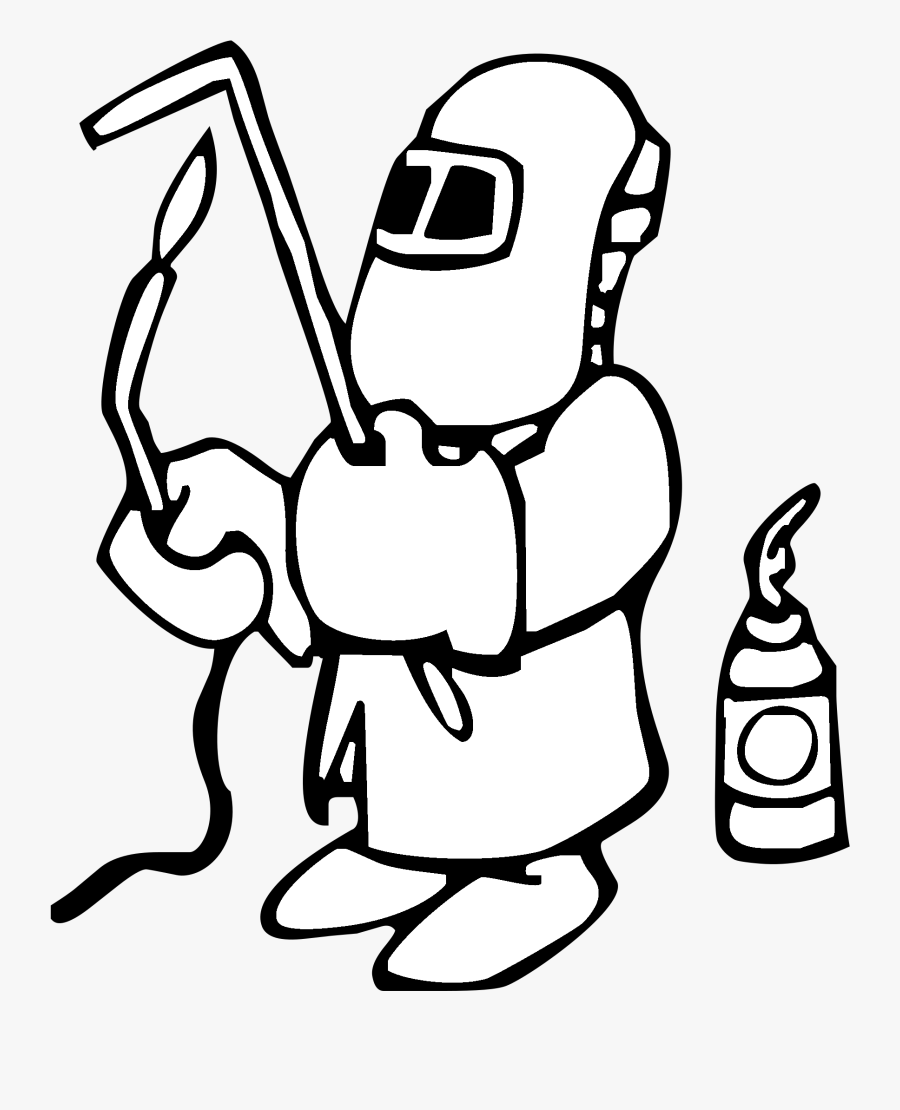 A 1 Mobil Welding, Inc Logo Black And White - Welding Cartoon, Transparent Clipart