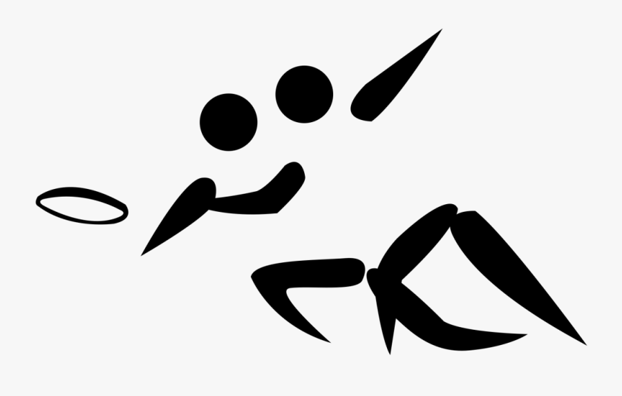 Transparent Flying Frisbee Clipart - Ultimate Frisbee Shadow Png, Transparent Clipart