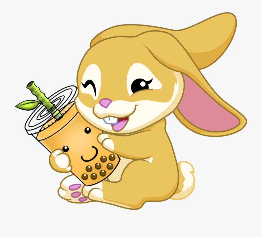 Bobaddiction Rabbit Finished - Cartoon, Transparent Clipart