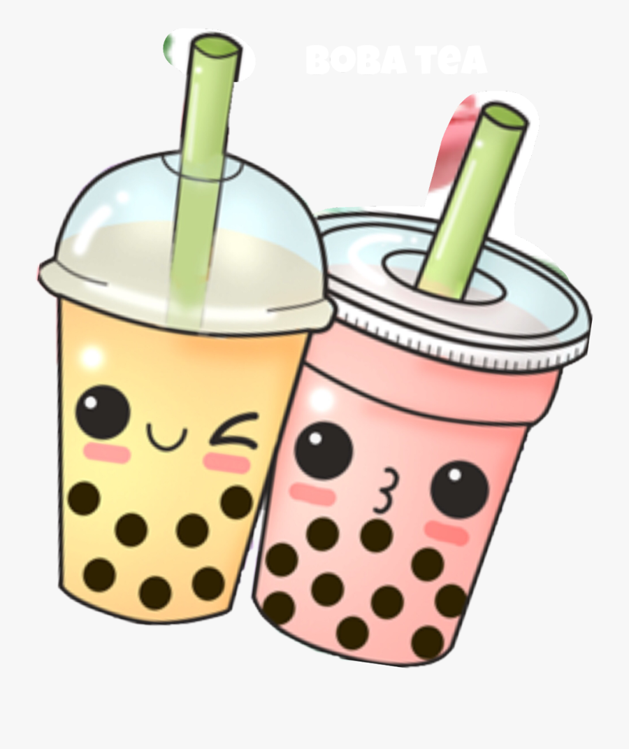 Boba Tea Cartoon Images : bubble tea slogan cartoon illustration