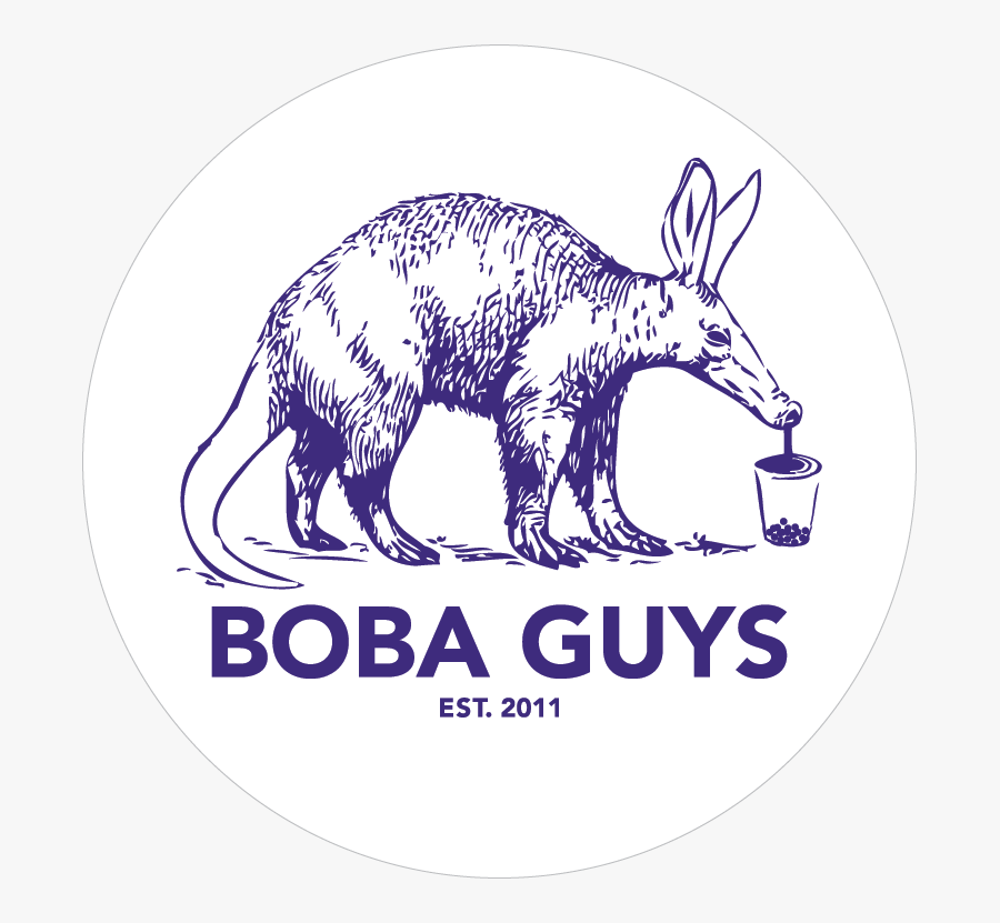 Boba Guys Logo, Transparent Clipart